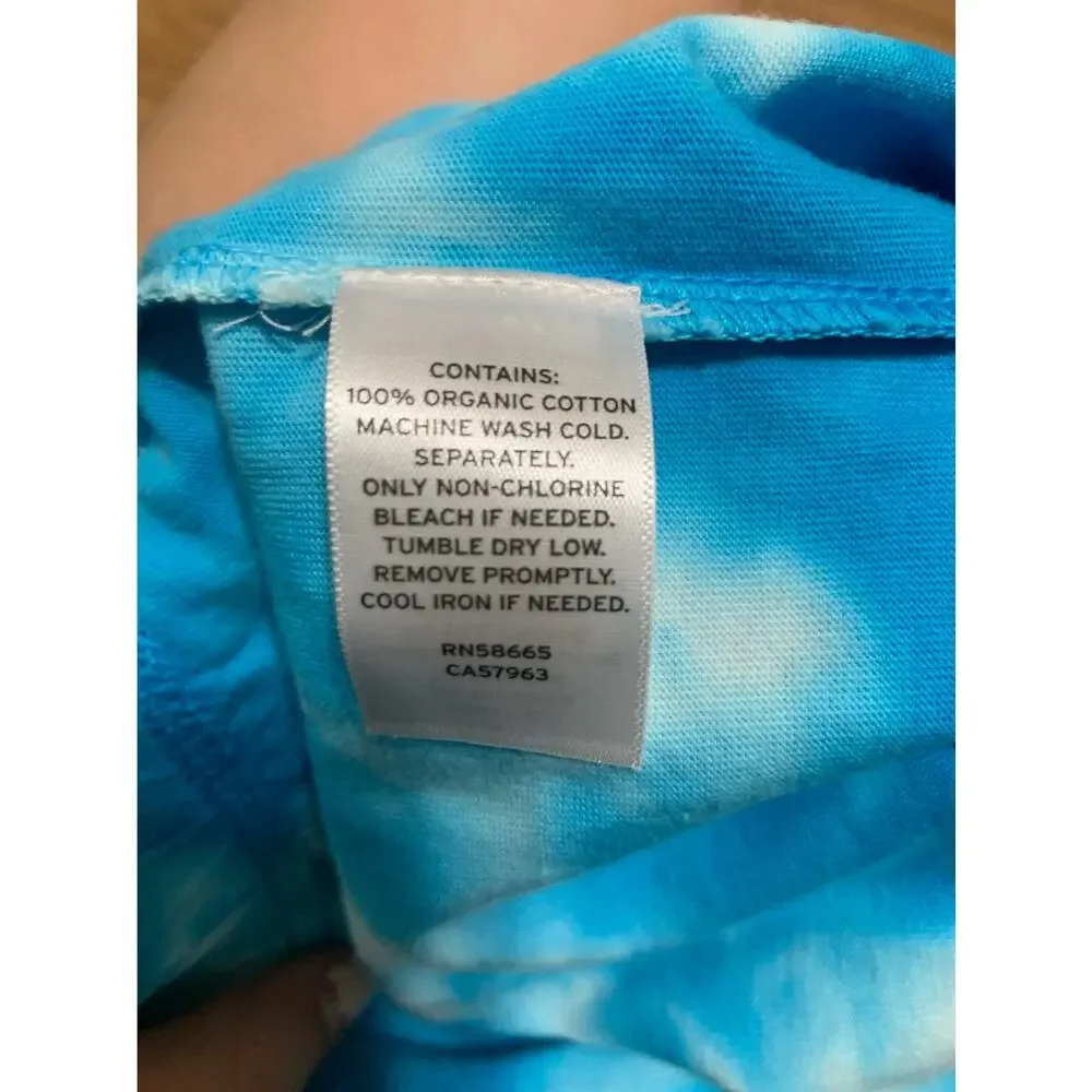 Bp. blue river tie dye cotton drawstring shorts size Small‎  NEW